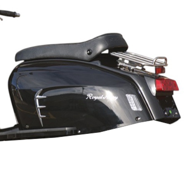 Royal Alloy Left Side Cover-black